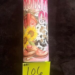 Pink Cowgirl Tumbler